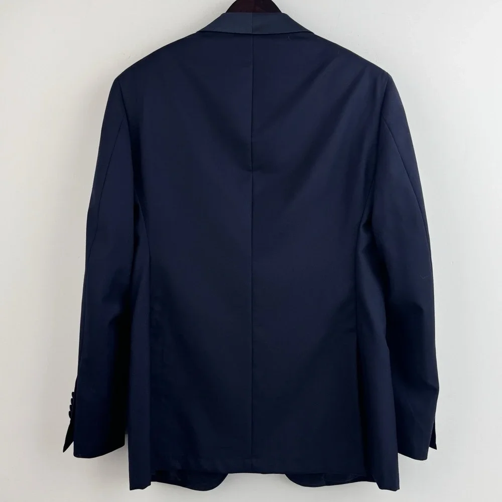 Suitsupply Havana Shawl Tuxedo Jacket Men's 42R Navy VBC Super 110's Wool Slim